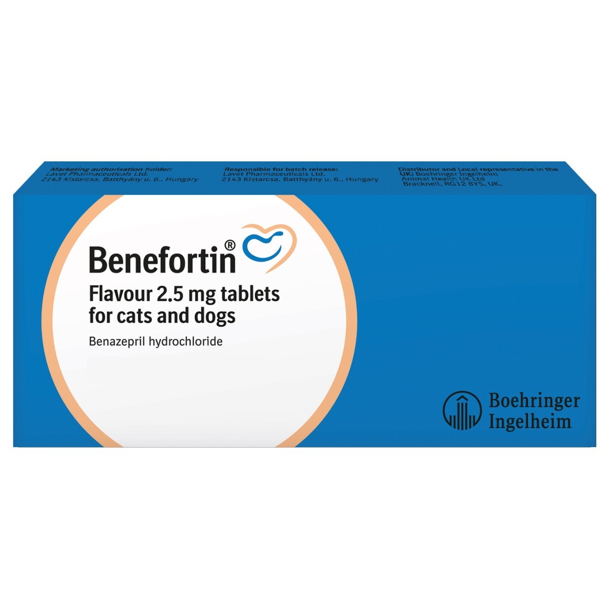 Benefortin 2.5mg Flavoured Tablets for Dogs and Cats 28s