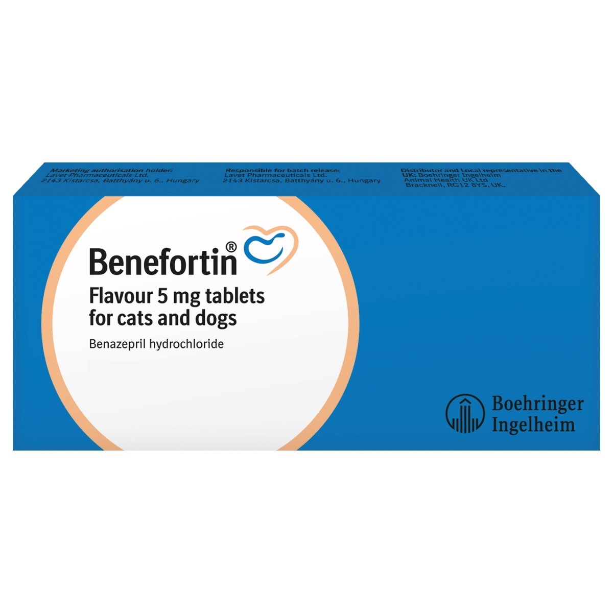 Benefortin 5mg Flavoured Tablets for Dogs and Cats 28s