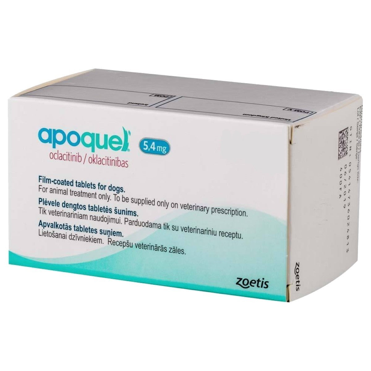 Apoquel 5.4mg Film Coated Tablets for Dogs 100 tabs – VET THIRTY-4